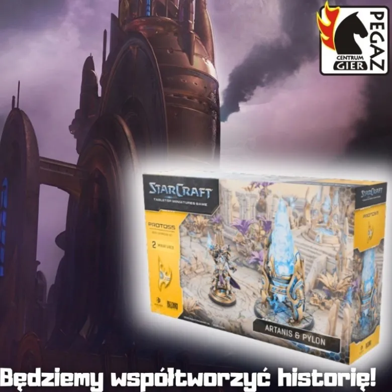 StarCraft- Armia Protoss - Artanis i Pylon