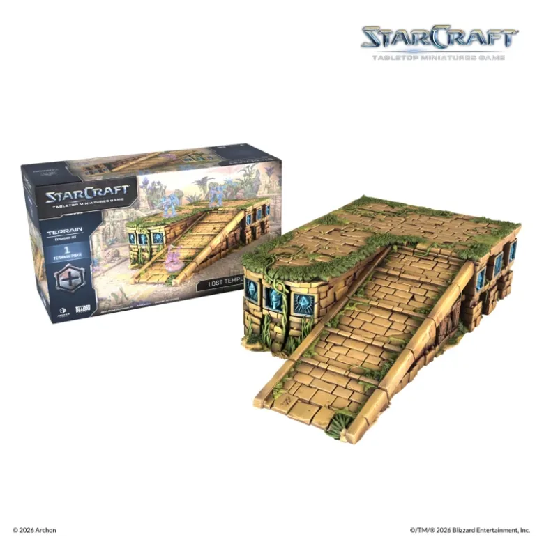 StarCraft- Lost Temple Ramp- Teren