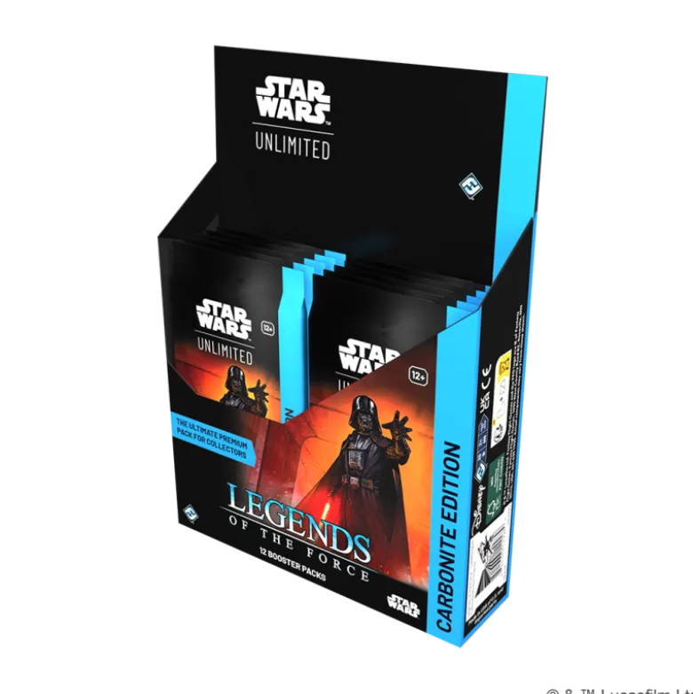 Star Wars: Unlimited Card Game - Legends of the Force - Carbonite Booster Box