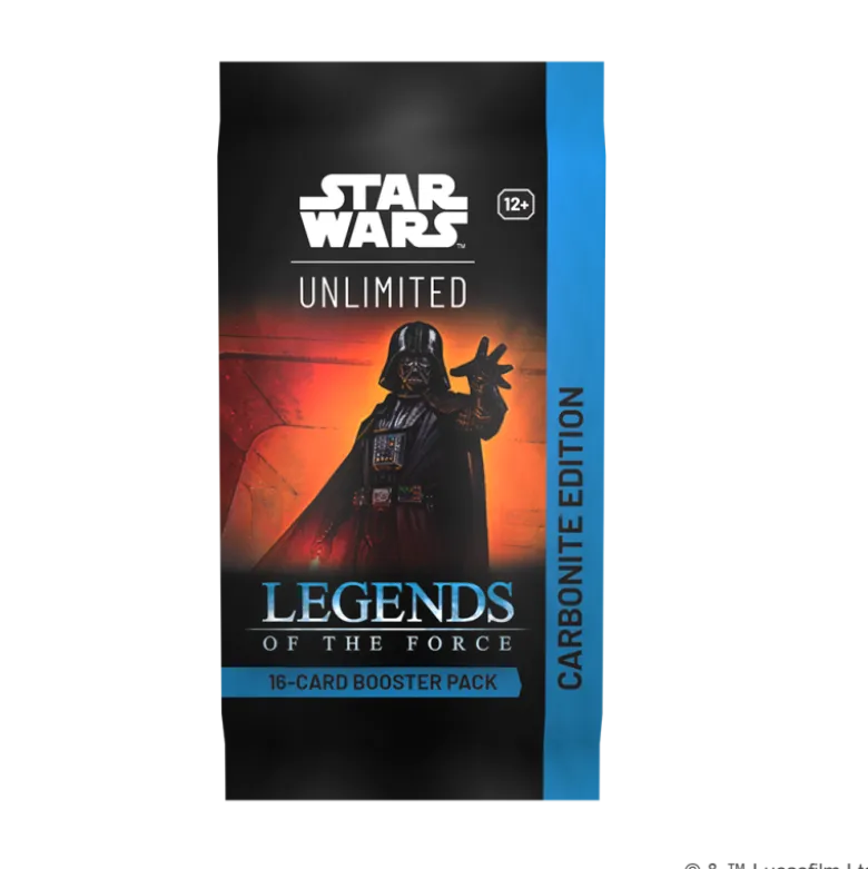 Star Wars: Unlimited Card Game - Legends of the Force - Carbonite Booster Box