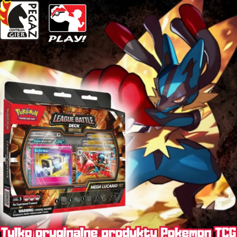 Talia do gry Pokemon TCG: Mega Lucario ex League Battle Deck