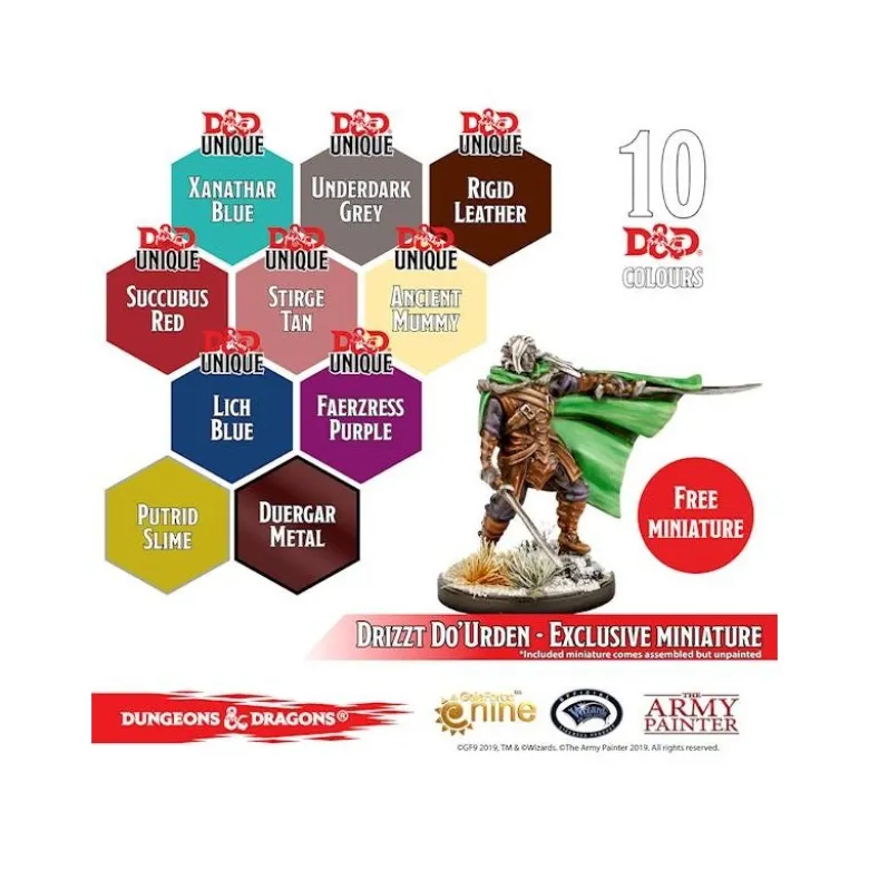 The Army Painter: Dungeons & Dragons Nolzur's Marvelous Pigments - Underdark Paint Set