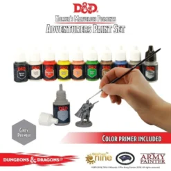 The Army Painter: Dungeons & Dragons Nolzur's Marvelous Pigments - Adventurers Paint Set