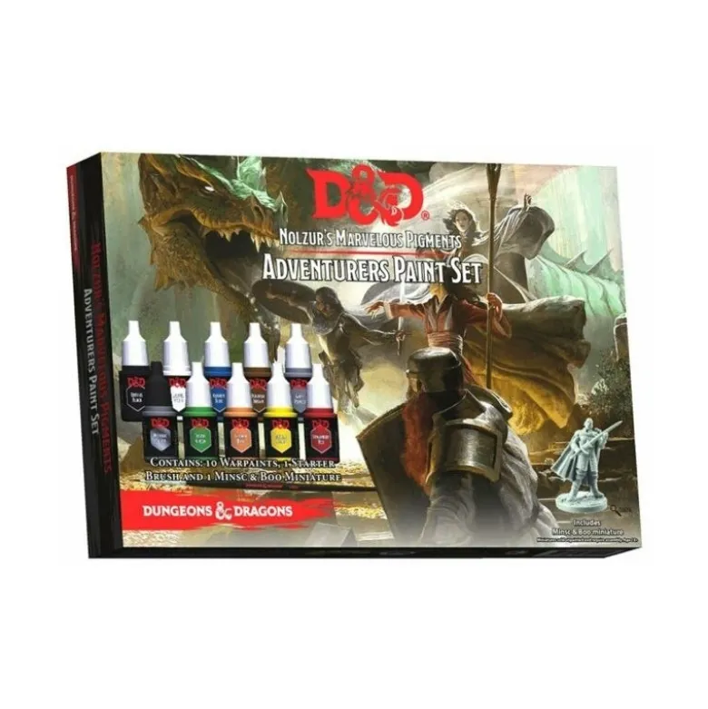 The Army Painter: Dungeons & Dragons Nolzur's Marvelous Pigments - Adventurers Paint Set