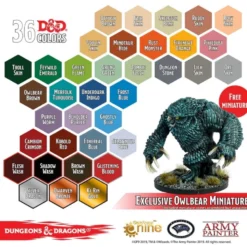 The Army Painter: Dungeons & Dragons Nolzur's Marvelous Pigments - Monsters Paint Set