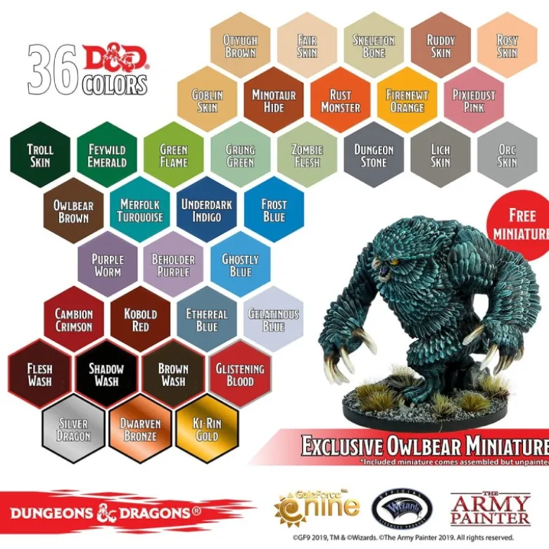 The Army Painter: Dungeons & Dragons Nolzur's Marvelous Pigments - Monsters Paint Set