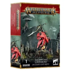 Warhammer Age of Sigmar: Gloomspite Gitz - Loonboss on Giant Cave Squig