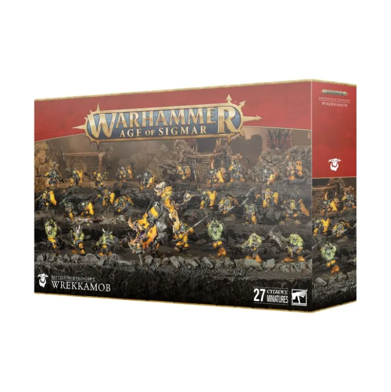 Warhammer Age of Sigmar Ironjawz Battleforce: Wrekkamob 2024