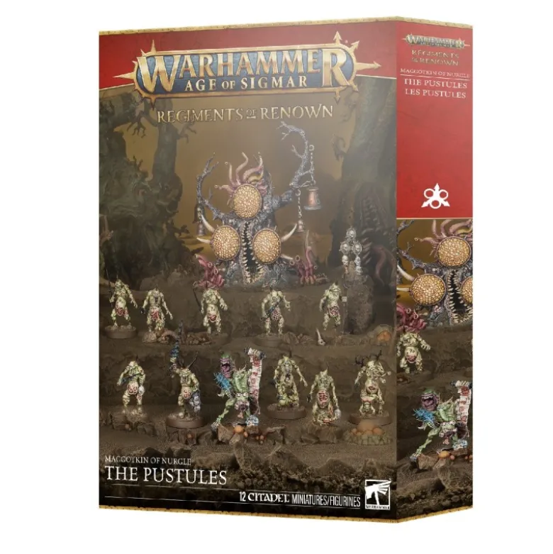 Warhammer Age of Sigmar Maggotkin of Nurgle Regiment of Renown: The Pustules