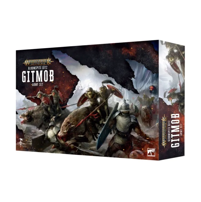 Warhammer Age of Sigmar: Orruk Warclans Gitmob Army Set