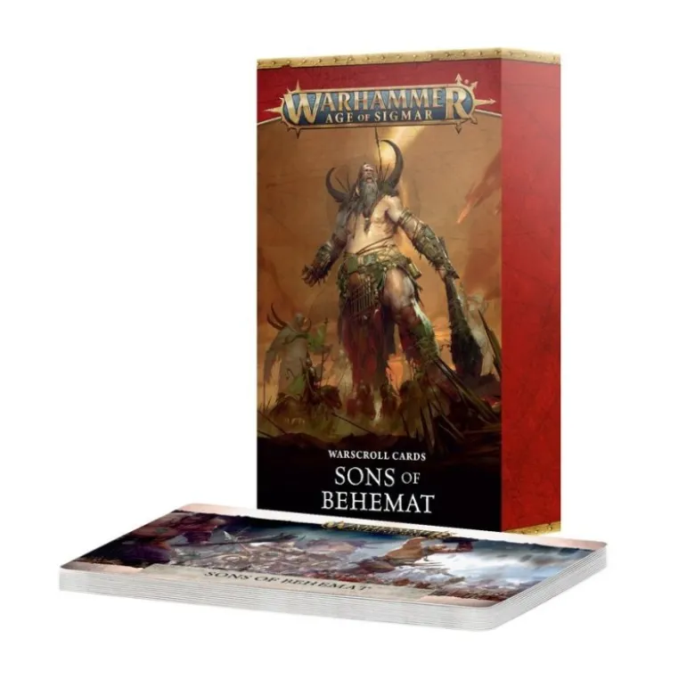 Warhammer Age of Sigmar: Sons of Behemat: Warscroll Cards