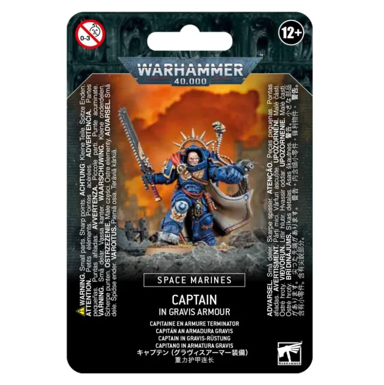 Warhammer 40.000: CAPTAIN IN GRAVIS ARMOUR