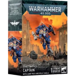 Warhammer 40.000 Captain with Jump Pack and Relic Shield