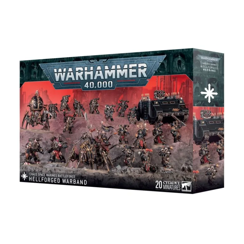Warhammer 40.000 Chaos Space Marines Battleforce: Hellforged Warband