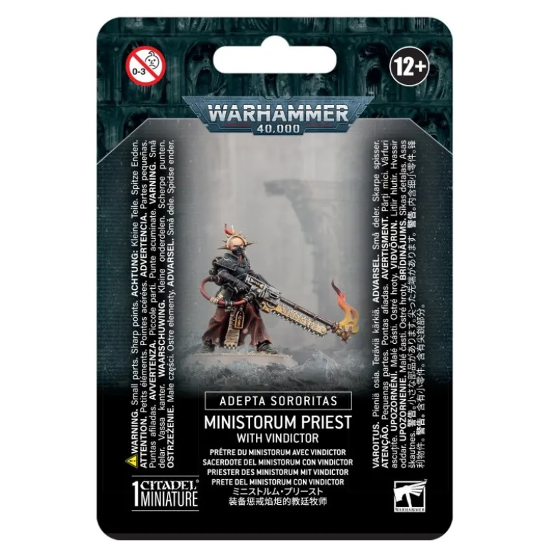 Warhammer 40.000: Ministorum Priest with Vindictor