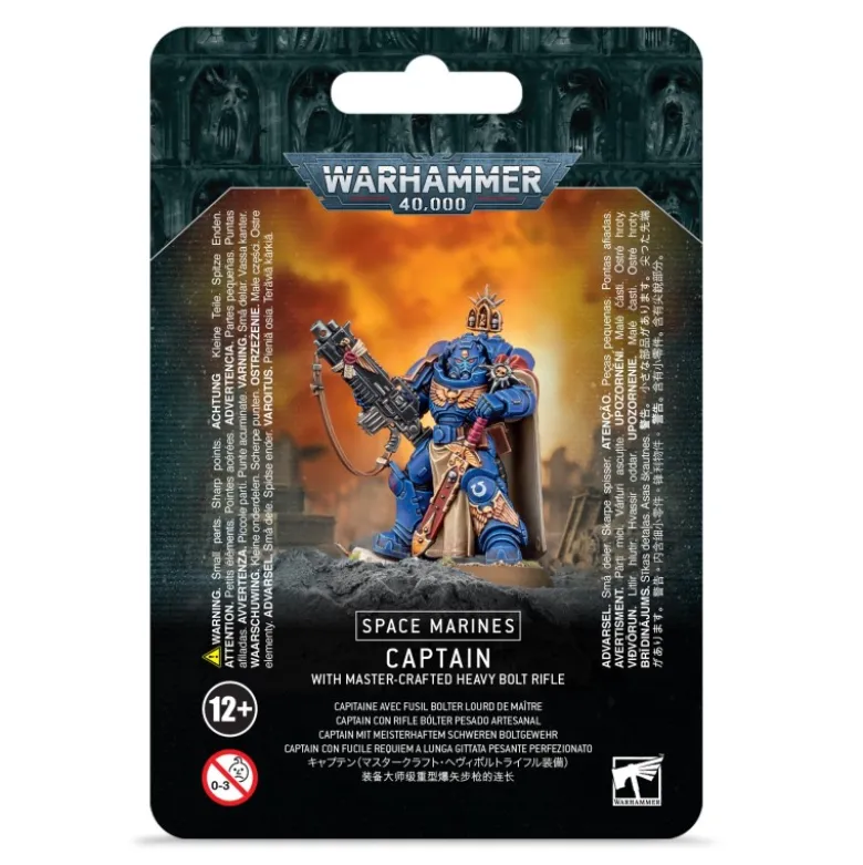 Warhammer 40.000: Space Marines: Captain with Master-crafted Heavy Bolt Rifle