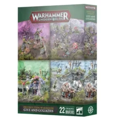 Warhammer Underworlds 4 armie: Destruction Warbands: Gitz and Goliaths