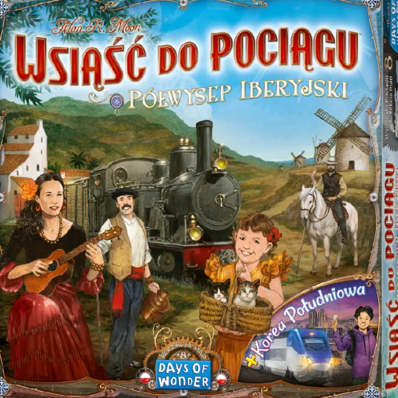 Wsiąść do Pociągu: Kolekcja Map 8 - Półwysep Iberyjski i Korea Południowa