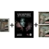 Zestaw! VTES Vampire: The Eternal Stuggle 5 Zestaw Starterów Camarilla + 2x koszulki Krypta + 1x koszulki Biblioteka