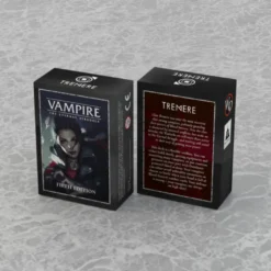 Zestaw! VTES Vampire: The Eternal Stuggle 5 Zestaw Starterów Camarilla + 2x koszulki Krypta + 1x koszulki Biblioteka